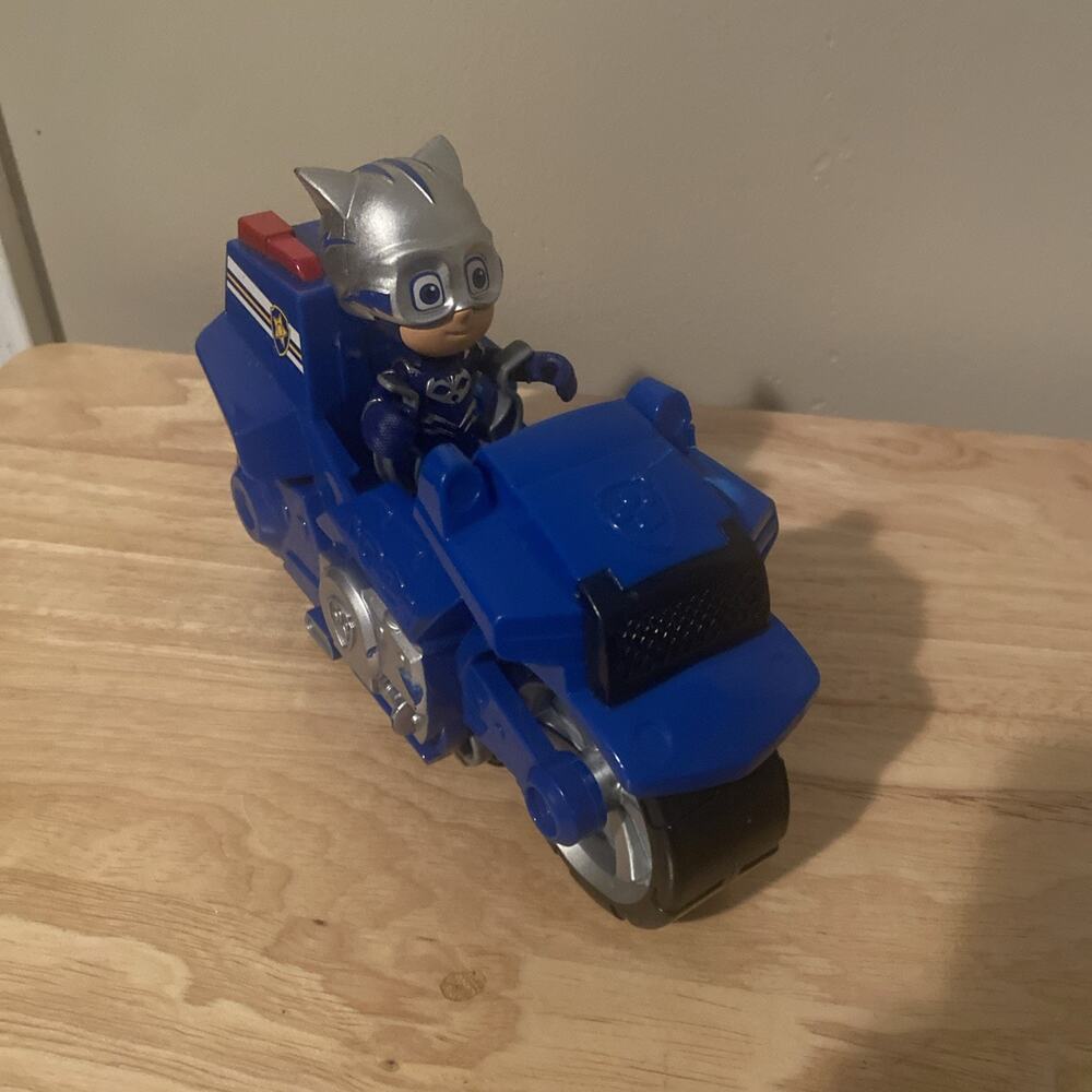 Paw Patrol Moto Pups Chase's Deluxe Pull Back Motorcycle Preowned